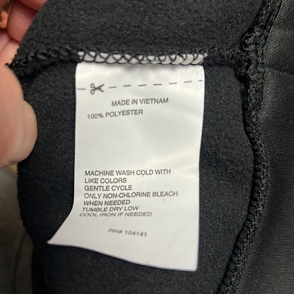 DSG black polyester black hoodie XXL. NWT - Picture 7 of 8